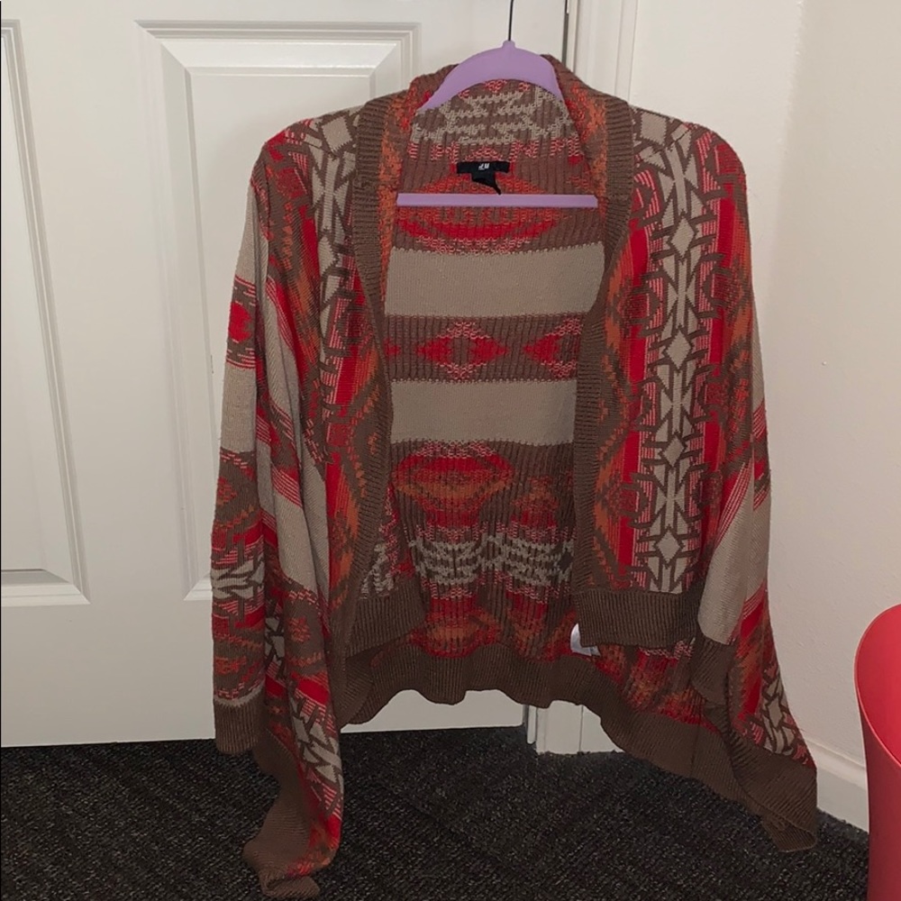 Open front sweater
